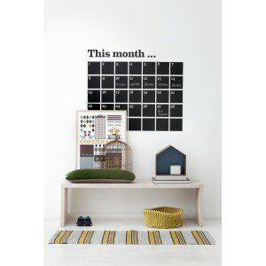 Calendar Wall Sticker Calendar Wall Sticker
