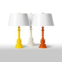 Vibrant Turned Candlestick