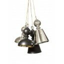 Hanging Pendant in Copper or Nickel