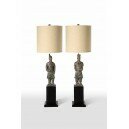 Xian Warrior Lamps