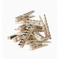 Clothes Pins - Harlequin Rose